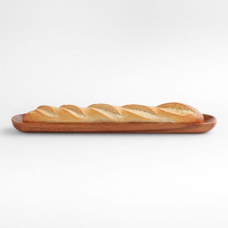 CRATE & BARREL - Bandeja Tondo Madera 64 x 10 cm