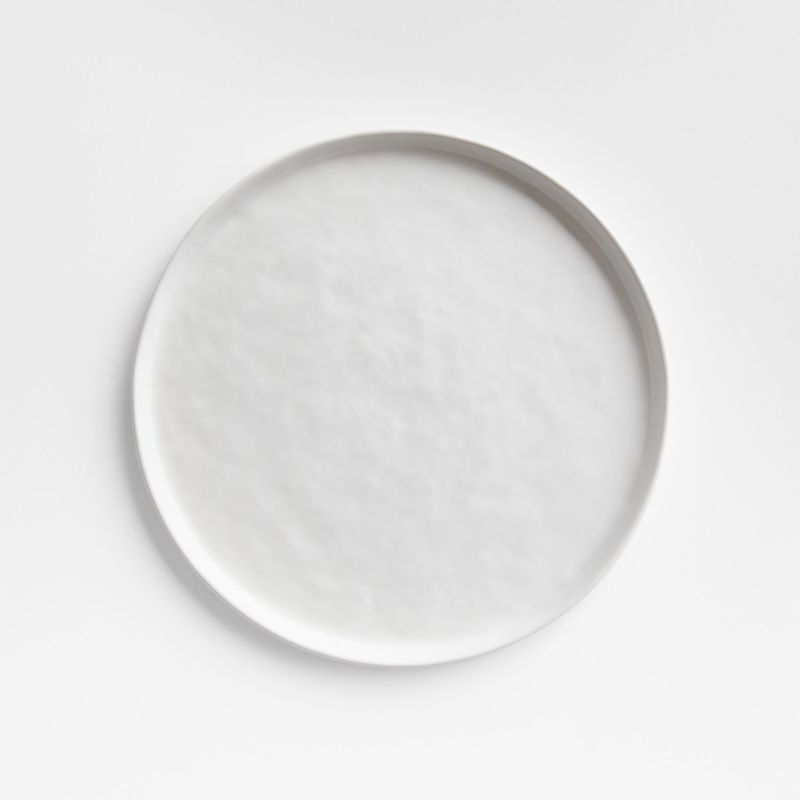 CRATE & BARREL - Plato de ensalada Porcelana Mercer 1 cm