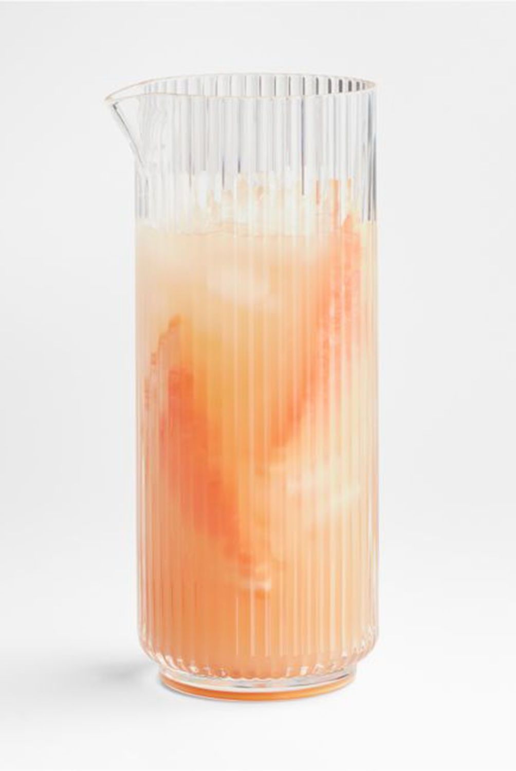 CRATE & BARREL - Jarra Fluted de Plástico  37 oz
