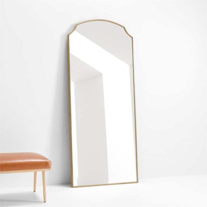 CRATE & BARREL - Espejo de piso Emmy Rectangular 194 cm x 81 cm