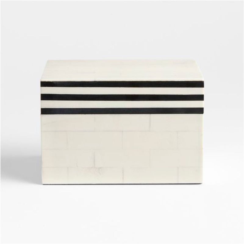 CRATE & BARREL - Organizador Clara en Resina 10 cm x 16 cm 