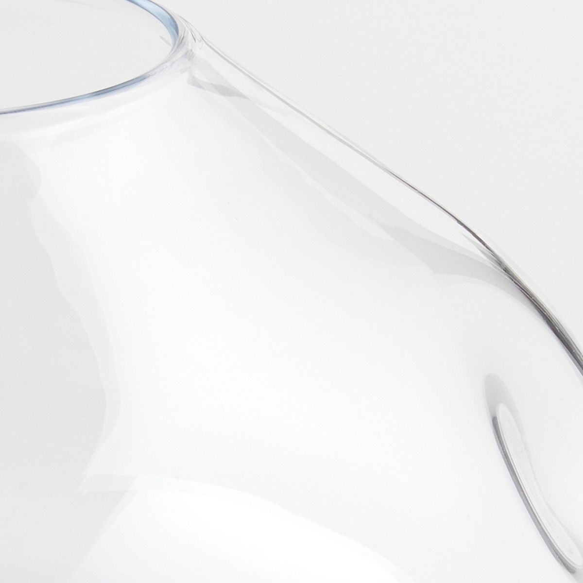 CRATE & BARREL - Florero Regen en Vidrio 20 cm x 33 cm 