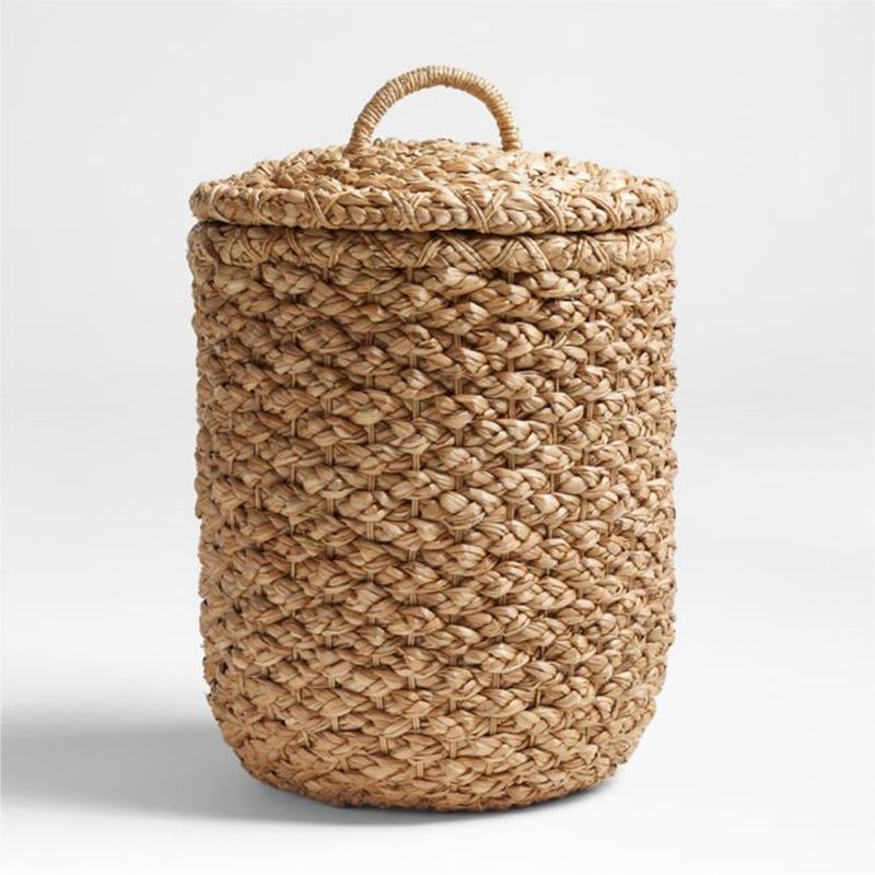 CRATE & BARREL - Cesta Emlyn en Fibras naturales 76 cm x 51 cm 