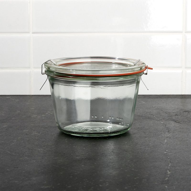 CRATE & BARREL - Contenedor Weck en Vidrio hermético 0,3 L