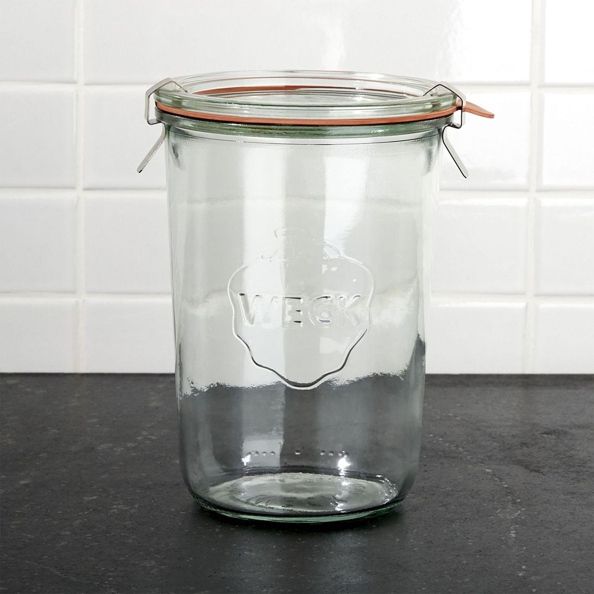 CRATE & BARREL - Contenedor Weck en Vidrio hermético 0,7 L
