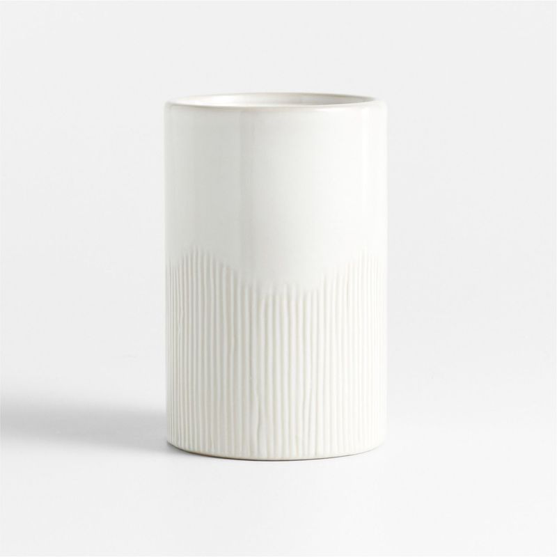 CRATE & BARREL - Candelabro Dover Arcilla 14 x 9 cm