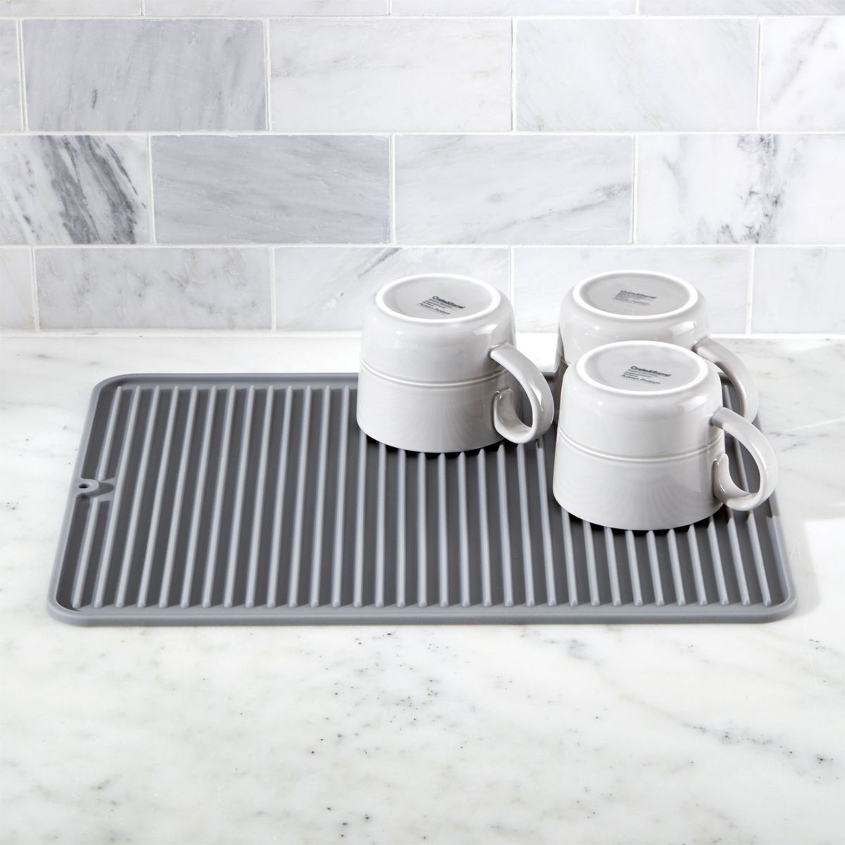 CRATE & BARREL - Tapete Secaplatos de Silicona