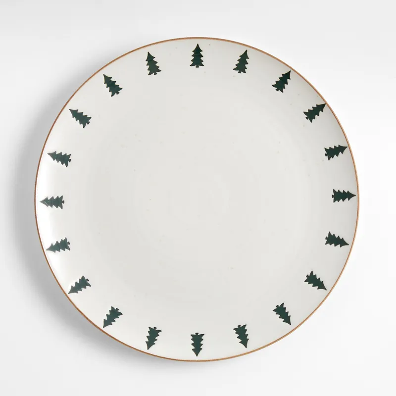 CRATE & BARREL - Plato principal Green Trees