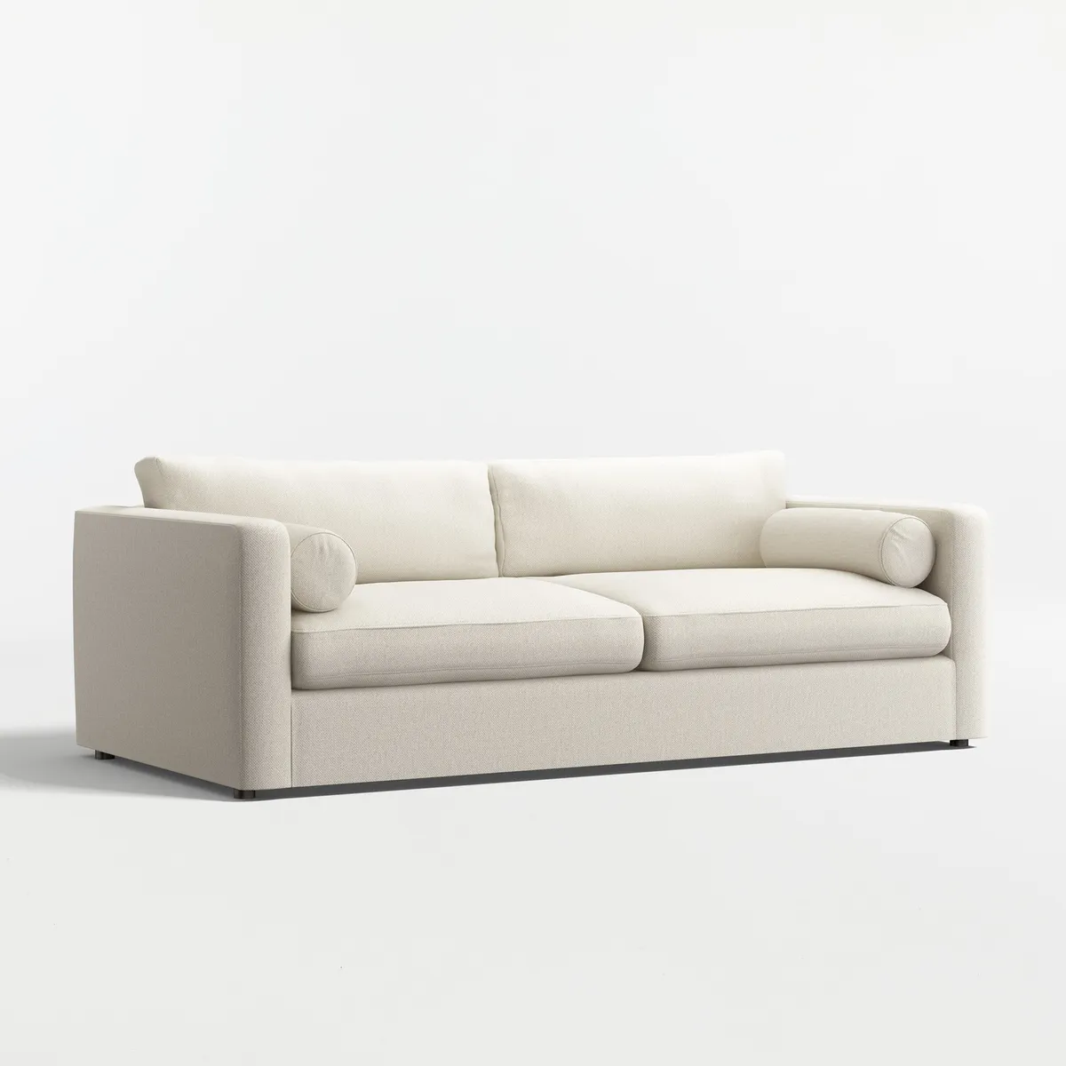 CRATE & BARREL - Sofá Aris 3 puestos Tela