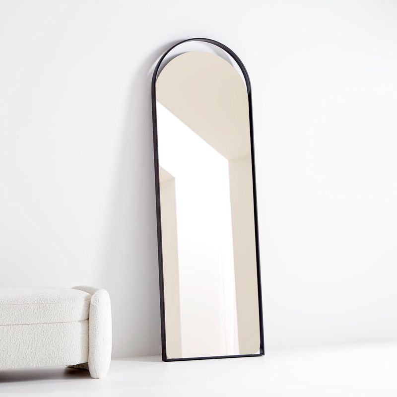 CRATE & BARREL - Espejo de piso Aosta Rectangular 193 cm x 64 cm