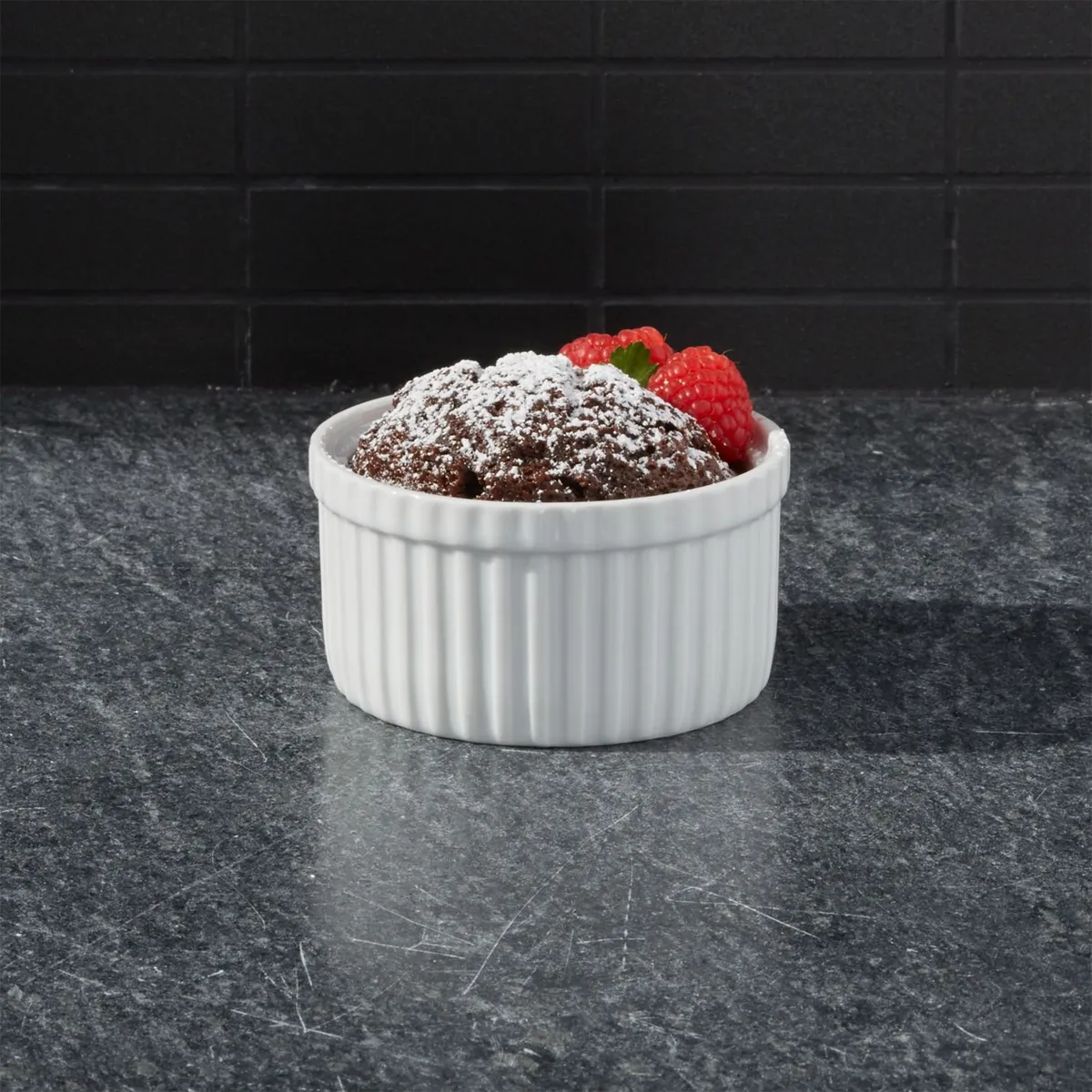 CRATE & BARREL - Ramekin Pequeño 8 x 4 cm 