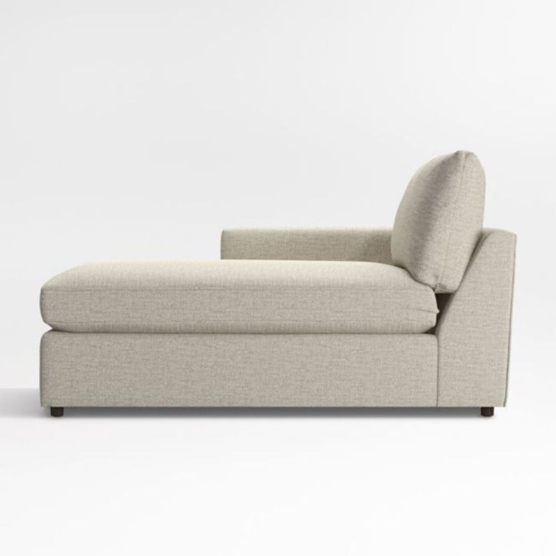 CRATE & BARREL - Parte 2 Chaise Izquierdo Lounge II Cemento