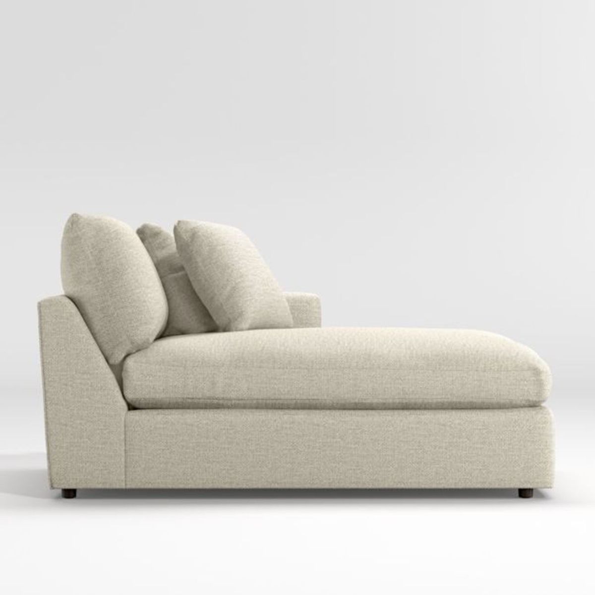 CRATE & BARREL - Chaise longue para Sofá en L Lounge Derecho en Tela (No incluye Pieza 1)