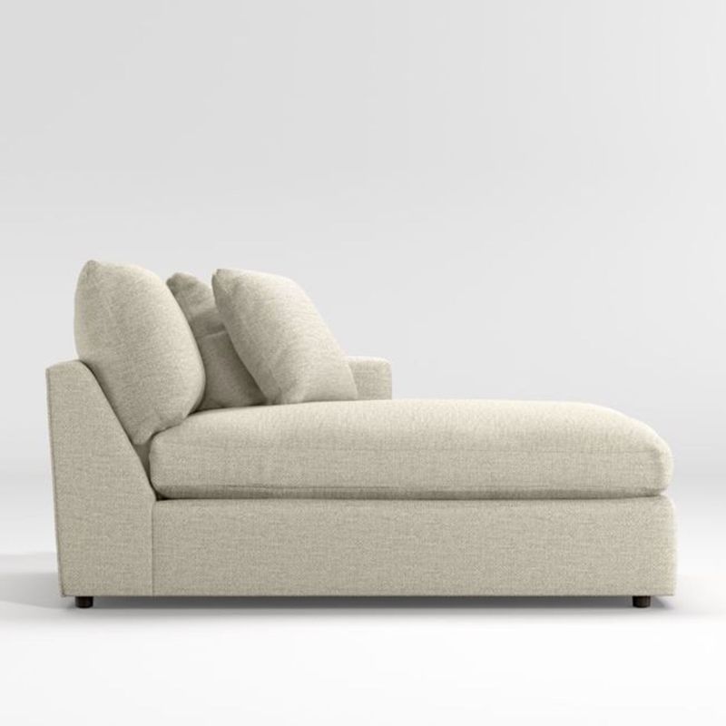 CRATE & BARREL - Chaise longue para Sofá en L Lounge Derecho en Tela (No incluye Pieza 1)