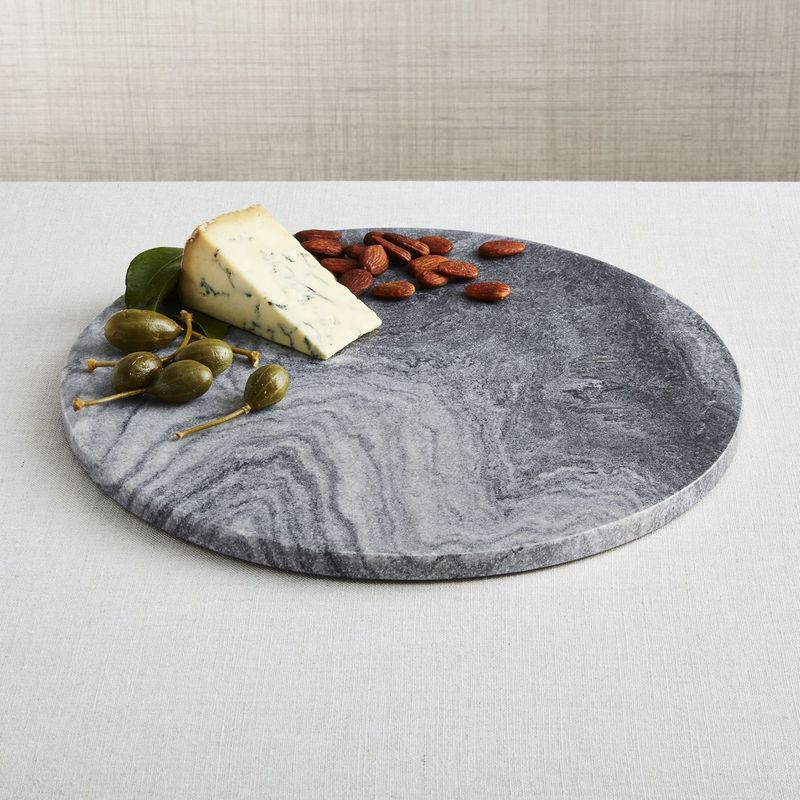 CRATE & BARREL - Tabla de Mármol Negro Hayes 