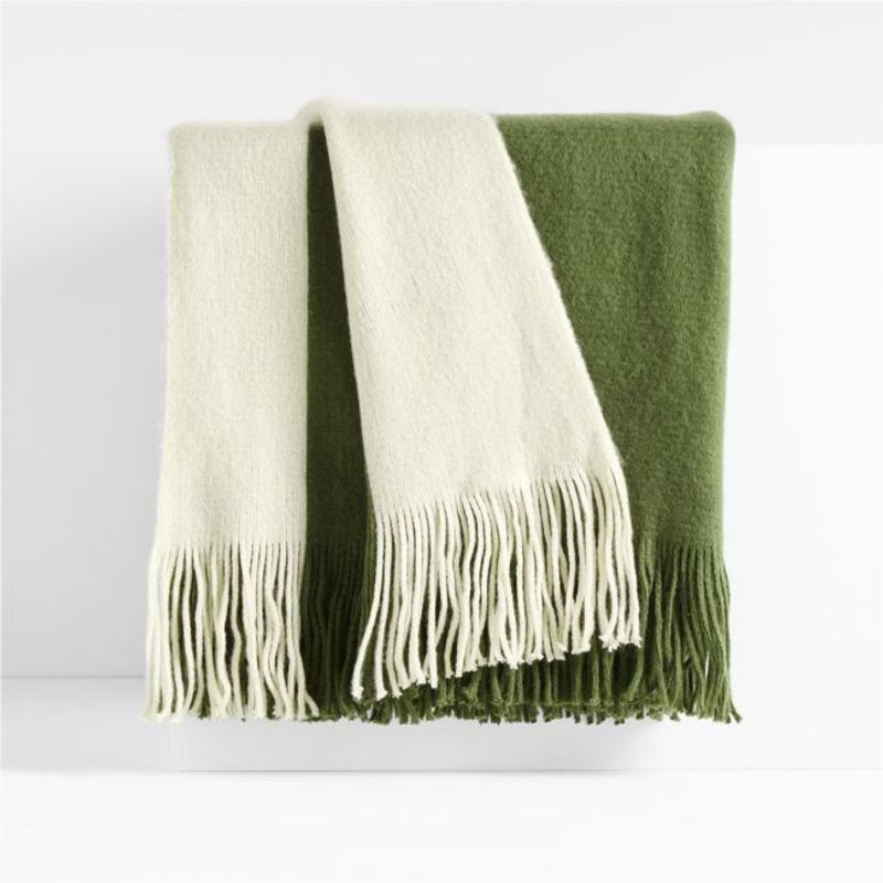 CRATE & BARREL - Manta Tepi 140 cm x 178 cm