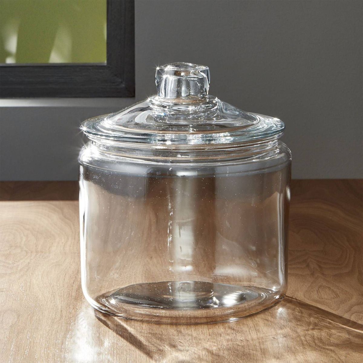 CRATE & BARREL - Contenedor Heritage Hill en Vidrio  2,8 L