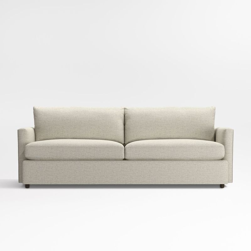 CRATE & BARREL - Sofá Lounge 3 puestos Tela