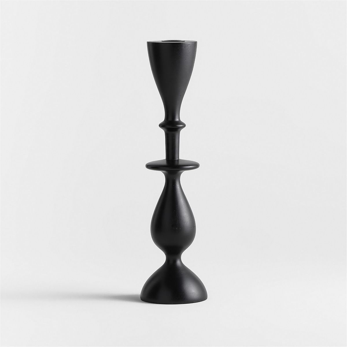 CRATE & BARREL - Candelabro Vantaa Madera 37 x 10 cm