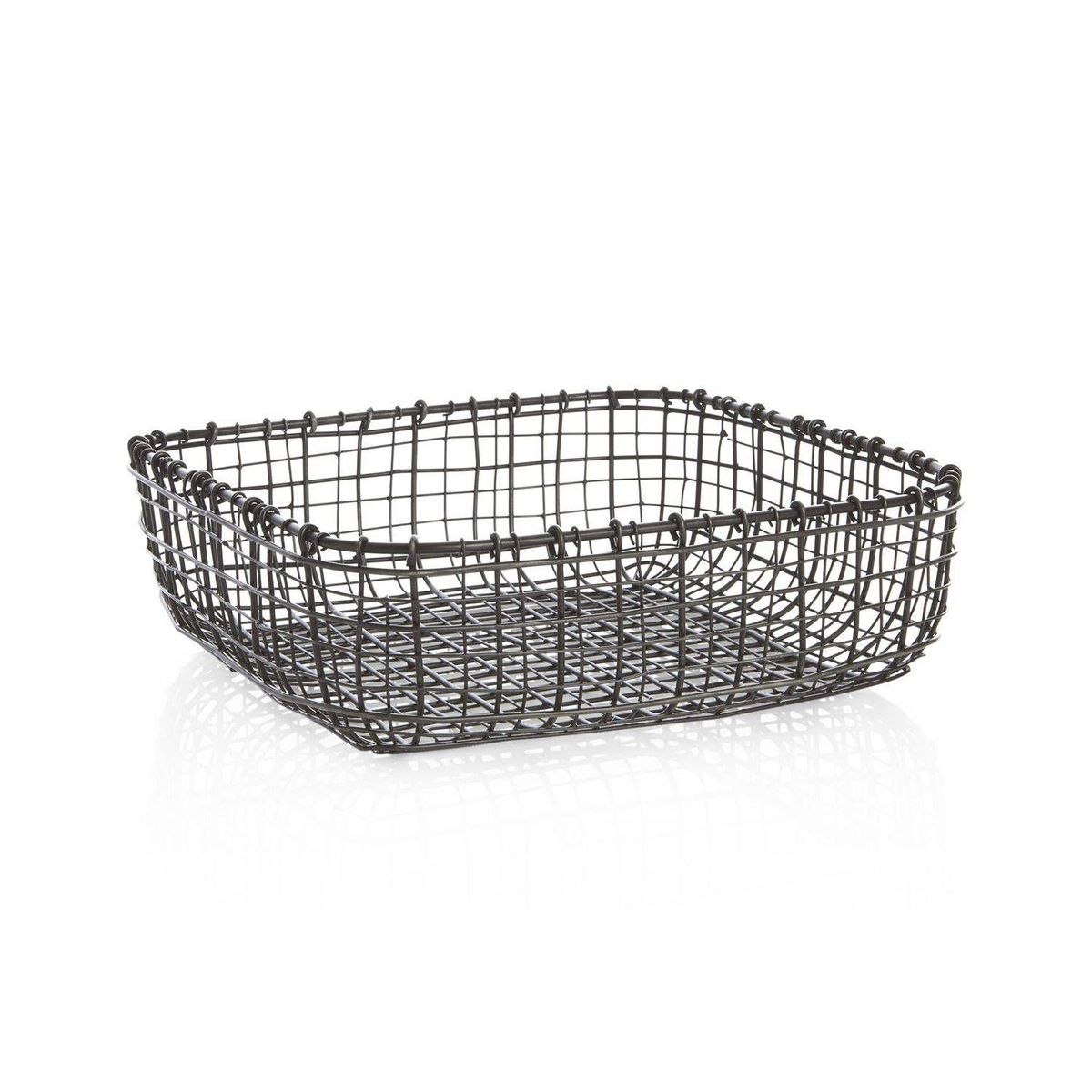 CRATE & BARREL - Canasta Cuadrada Bendt