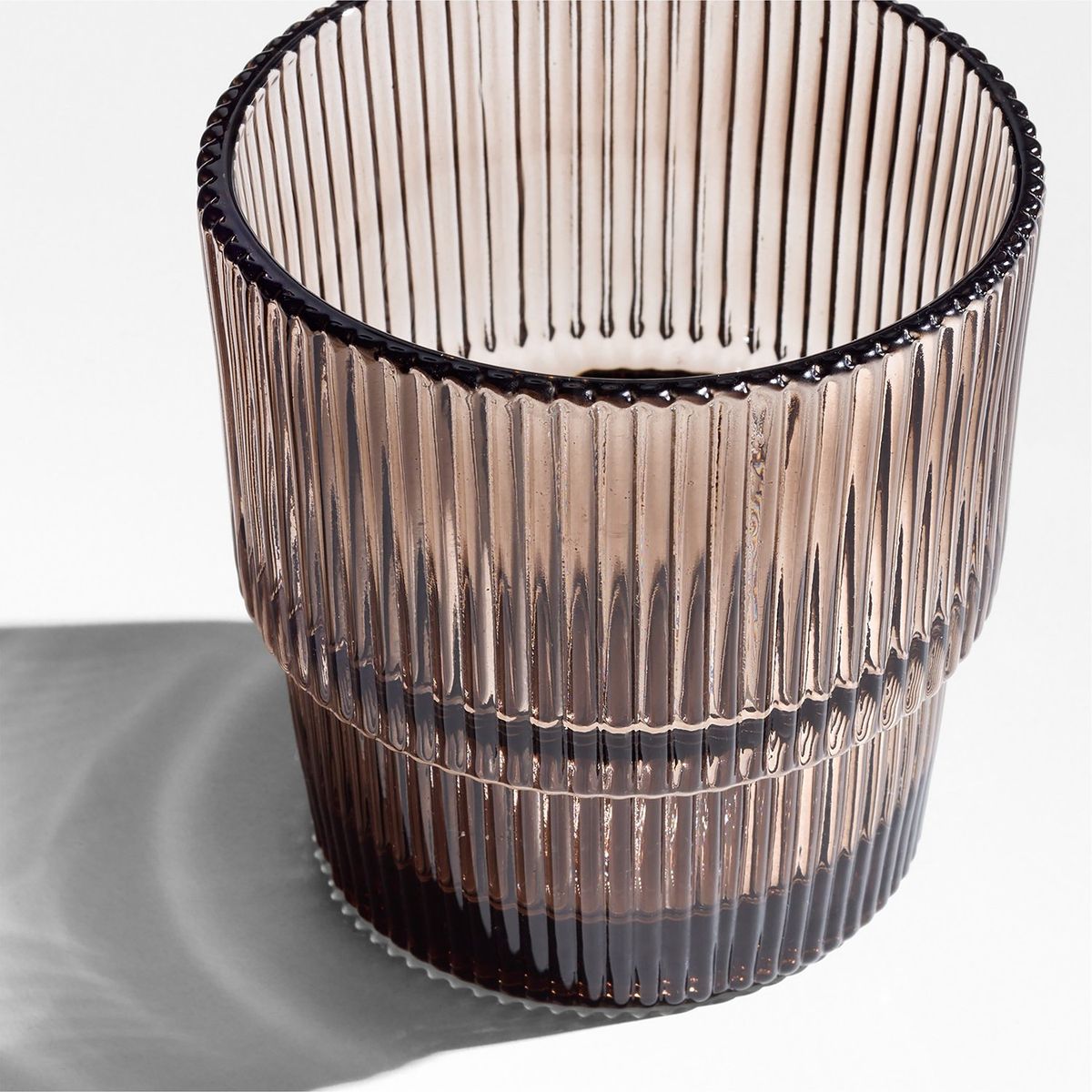 CRATE & BARREL - Vaso corto Atwell de Vidrio  11 oz