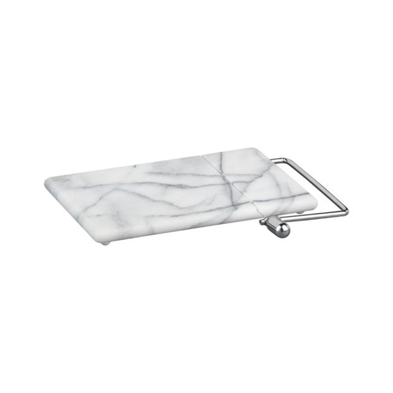 CRATE & BARREL - Tabla de Quesos de Mármol con Rebanador French Kitchen