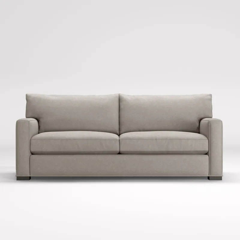 CRATE & BARREL - Sofá Axis 3 puestos Tela