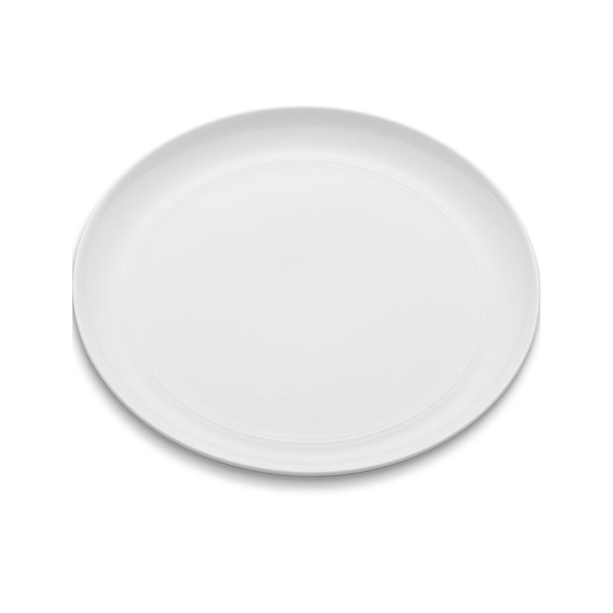 CRATE & BARREL - Plato Base Hue Blanco 30 cm. 