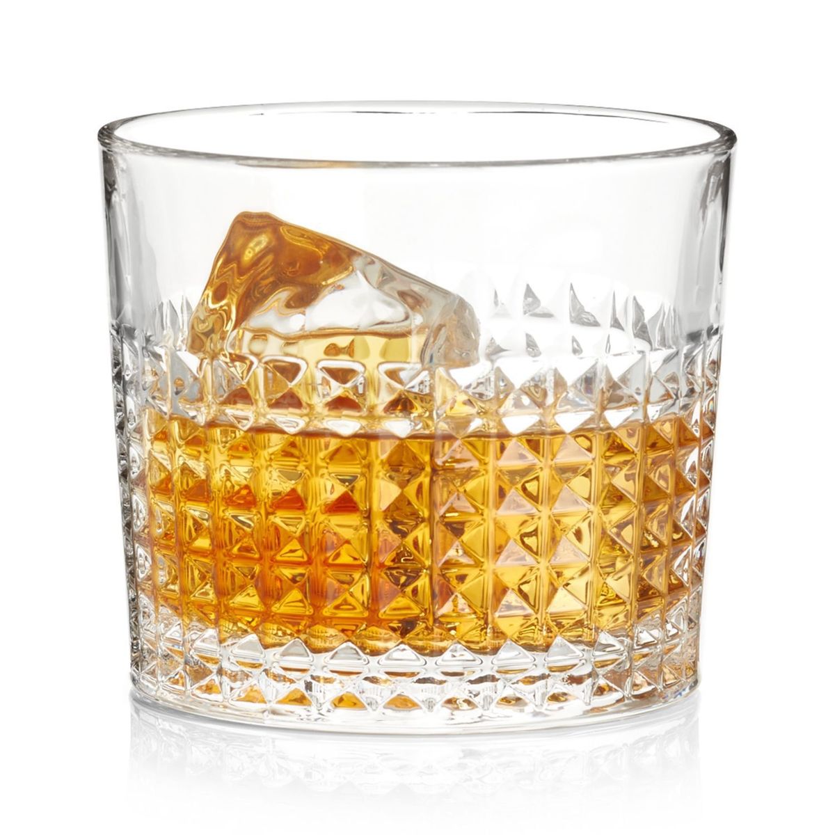 CRATE & BARREL - Vaso de Whisky Brixton Rocks en Vidrio 355 ml