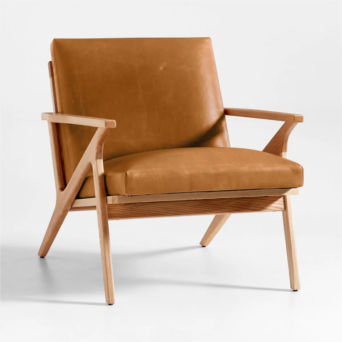 CRATE & BARREL - Poltrona CAVETT Cuero
