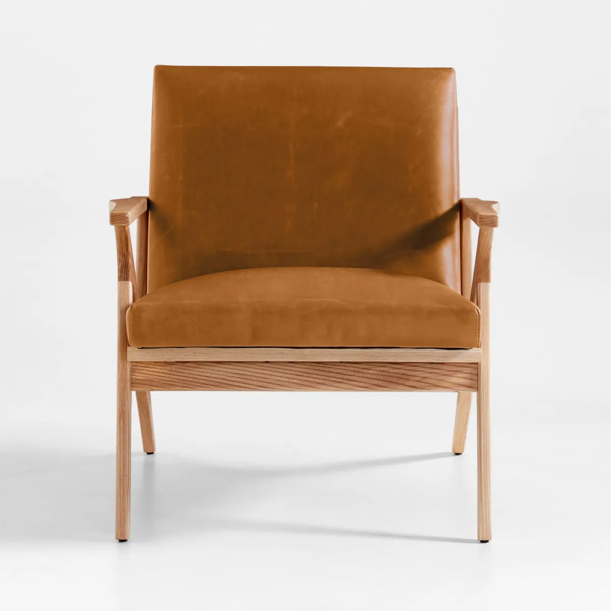 CRATE & BARREL - Poltrona CAVETT Cuero