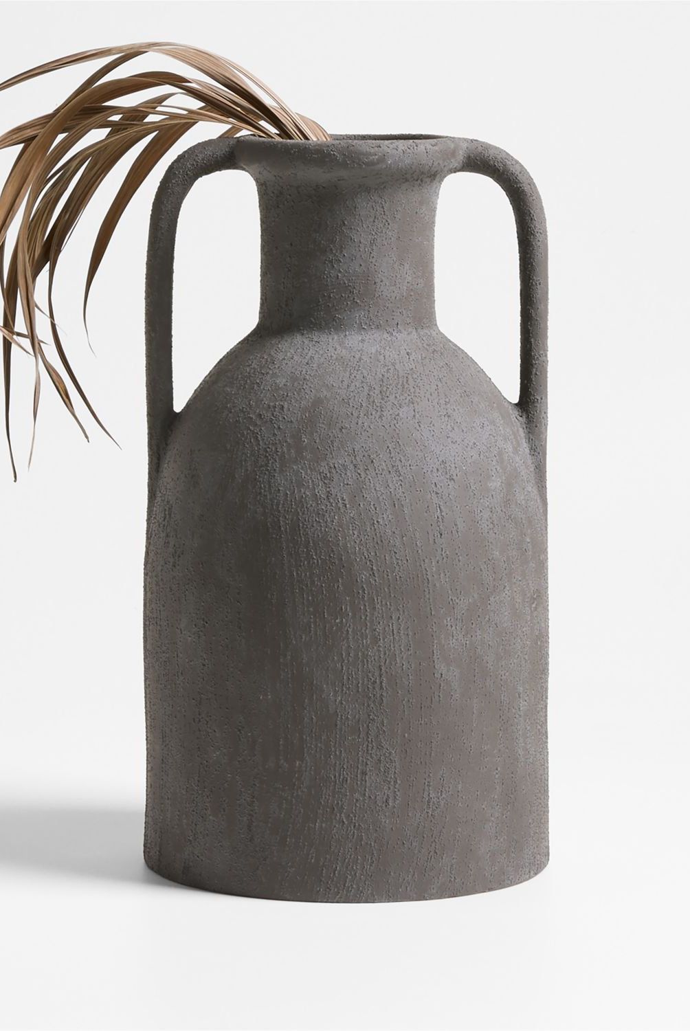 CRATE & BARREL - Jarrón Antiguo en Arcilla 38 cm x 21 cm 