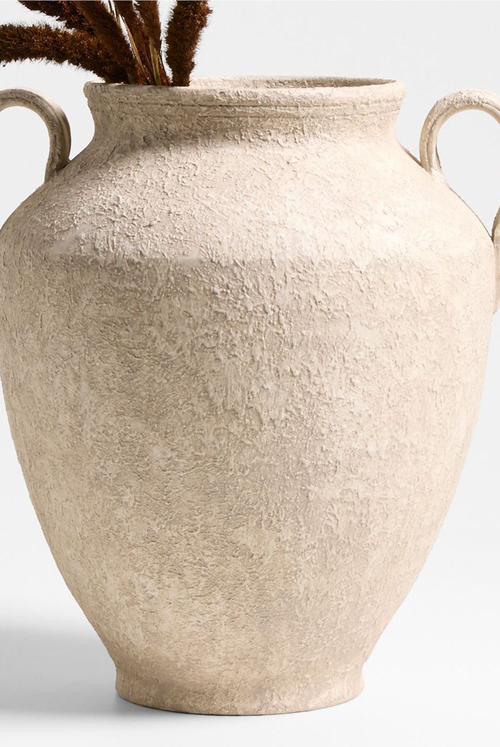CRATE & BARREL - Jarrón Antiguo en Arcilla 40 cm x 36 cm 