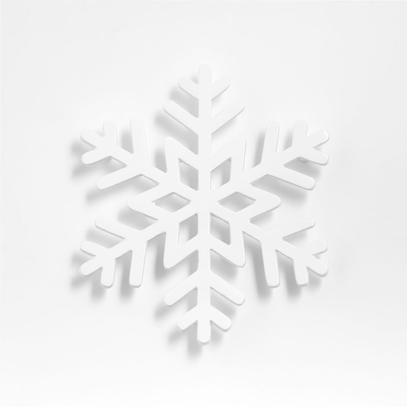 CRATE & BARREL - Portacaliente Snowflake Aluminio
