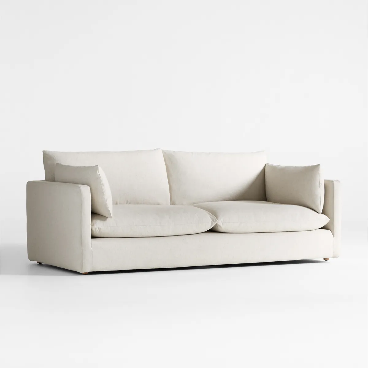 CRATE & BARREL - Sofá Unwind 234Cm 2 puestos Algodón