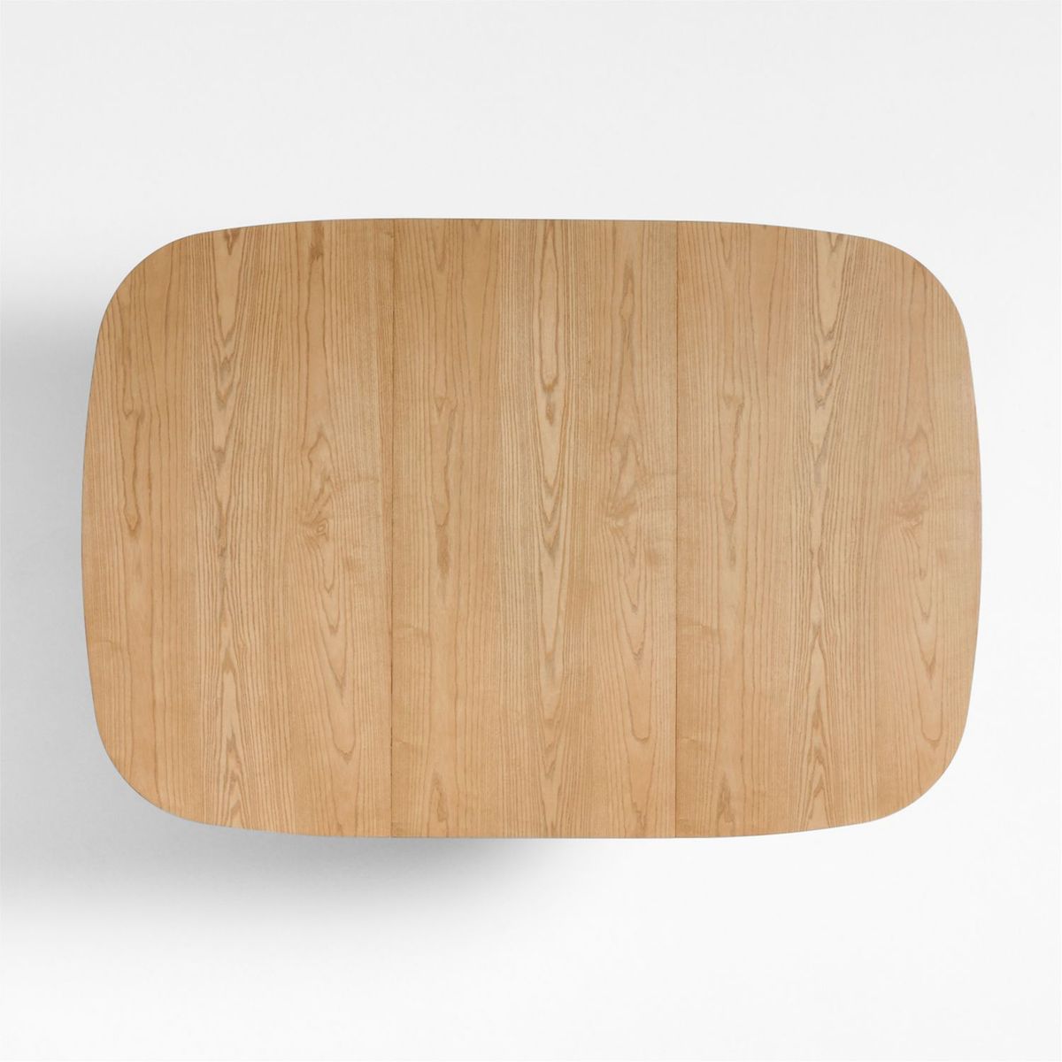 CRATE & BARREL - Top para Mesa de comedor Roseau Extensible 6 puestos en Madera de Fresno (No incluye Base para Mesa de comedor)