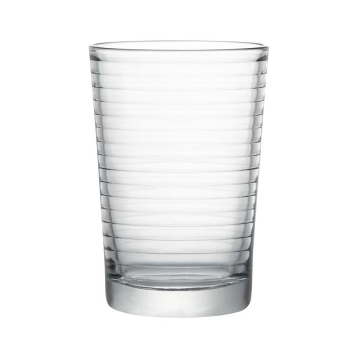CRATE & BARREL - Vaso corto Rings de Vidrio  7 oz