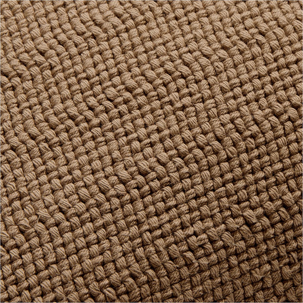 CRATE & BARREL - Funda Cojin Basketweave 50x50cm Cam