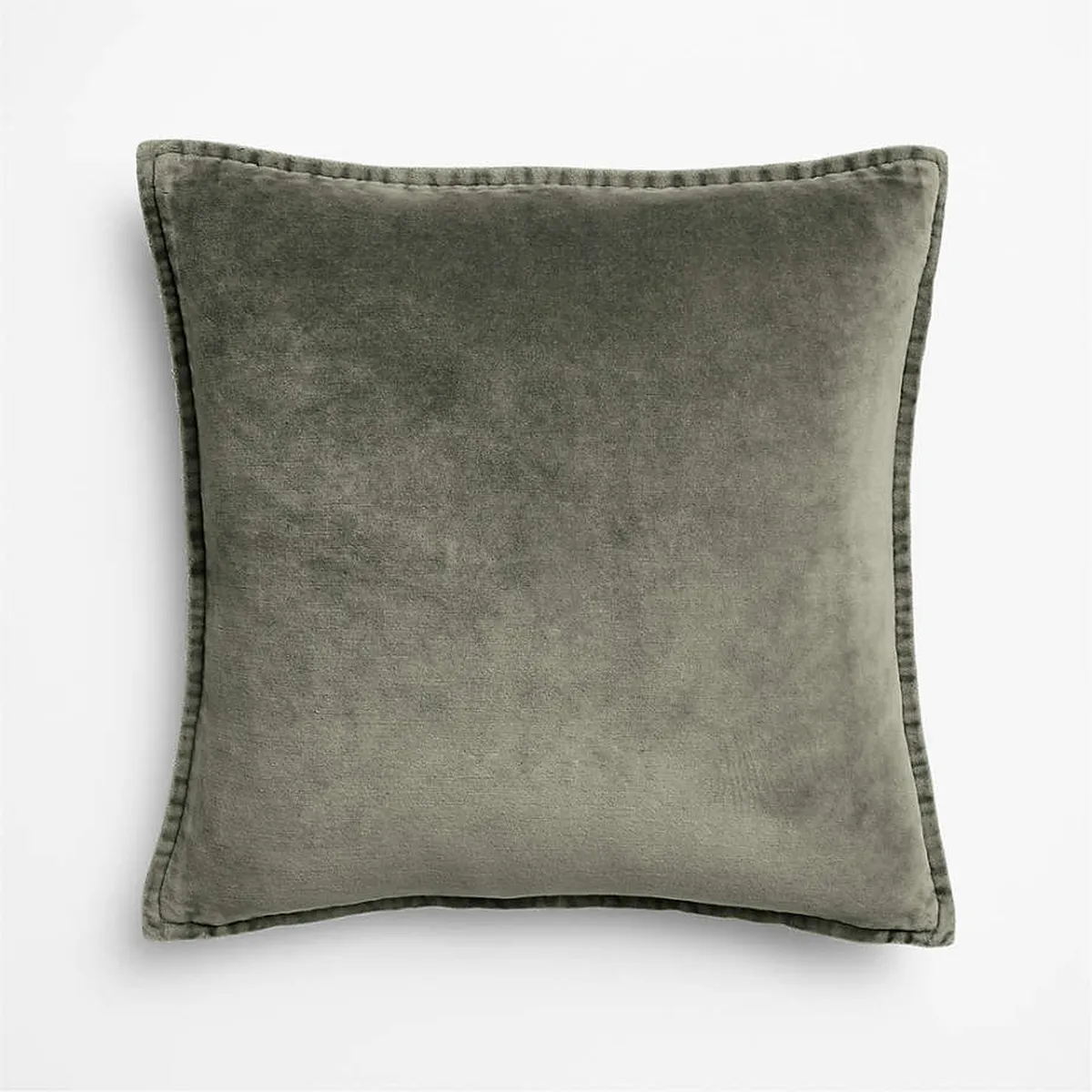 CRATE & BARREL - Funda de cojín SHADOW 50X50CM SAGE 50 x 50 cm