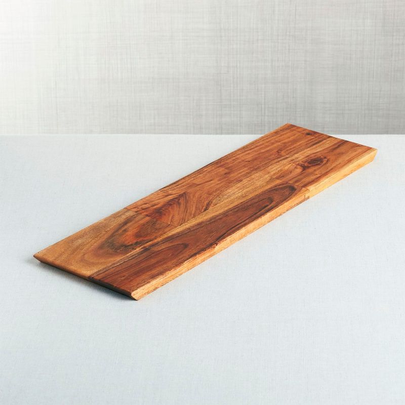 CRATE & BARREL - Bandeja Carson Madera 61 cm