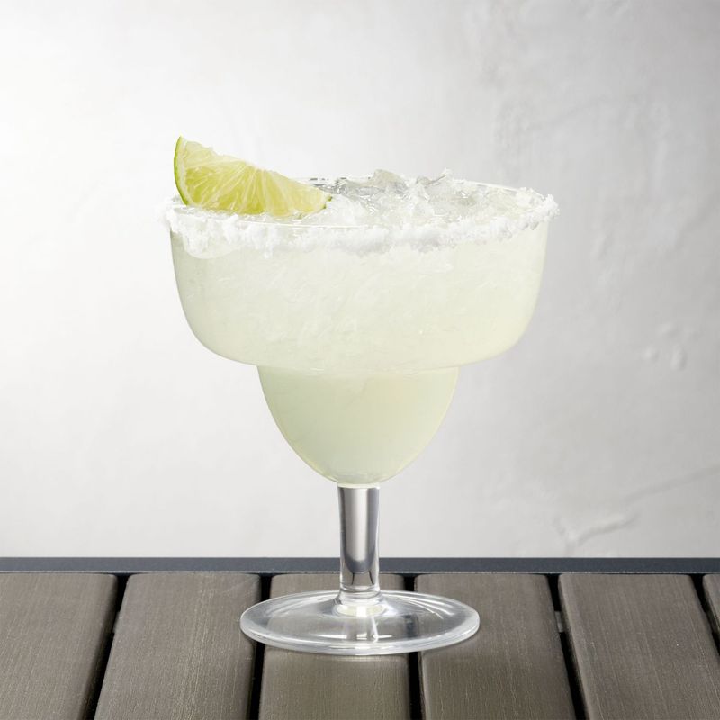 CRATE & BARREL - Copa Para Margarita En Acrílico Apilable