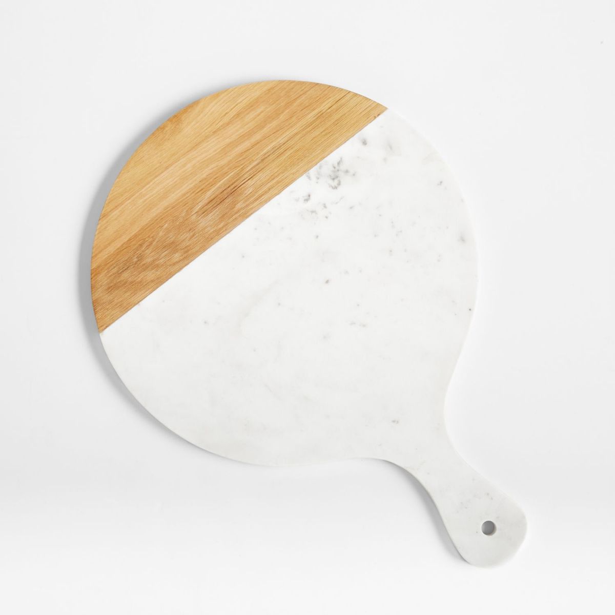 CRATE & BARREL - Tabla Amara en Madera y Mármol 45 x 32cm