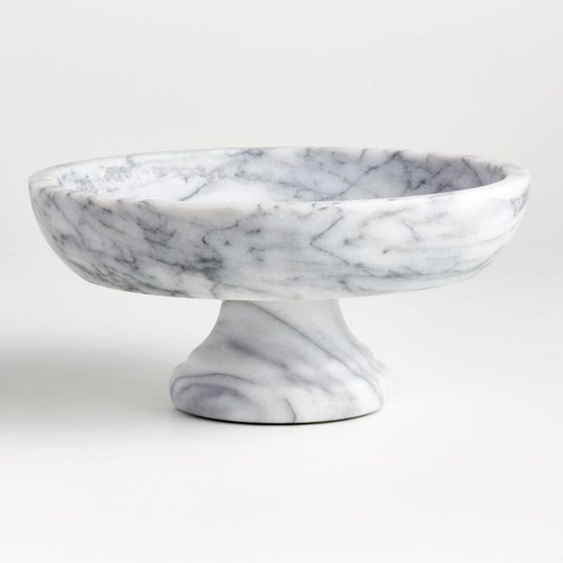 CRATE & BARREL - Frutero de Mármol French Kitchen 12 cm