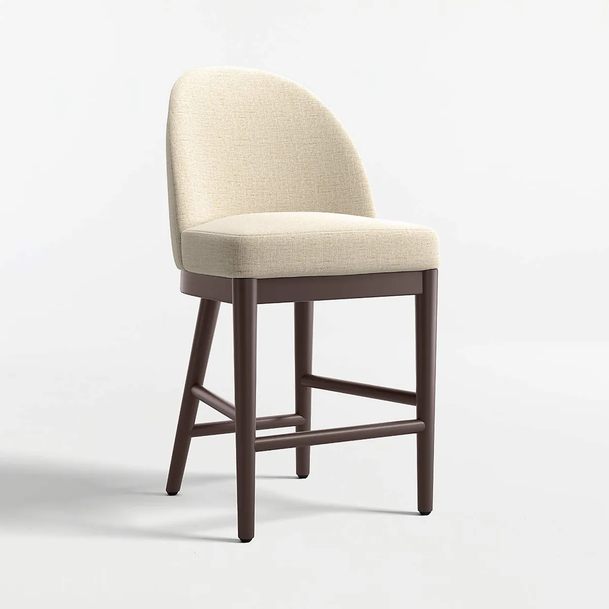 CRATE & BARREL - Silla De Bar Ana Marfil