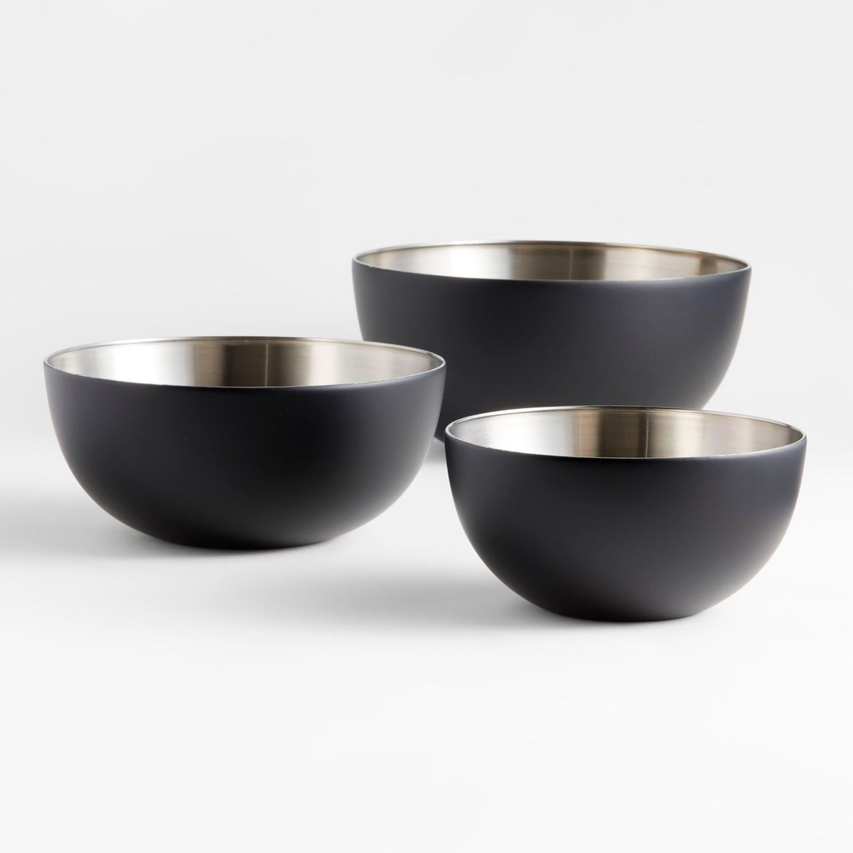 CRATE & BARREL - Bowl Acero inoxidable Nera 20 cm