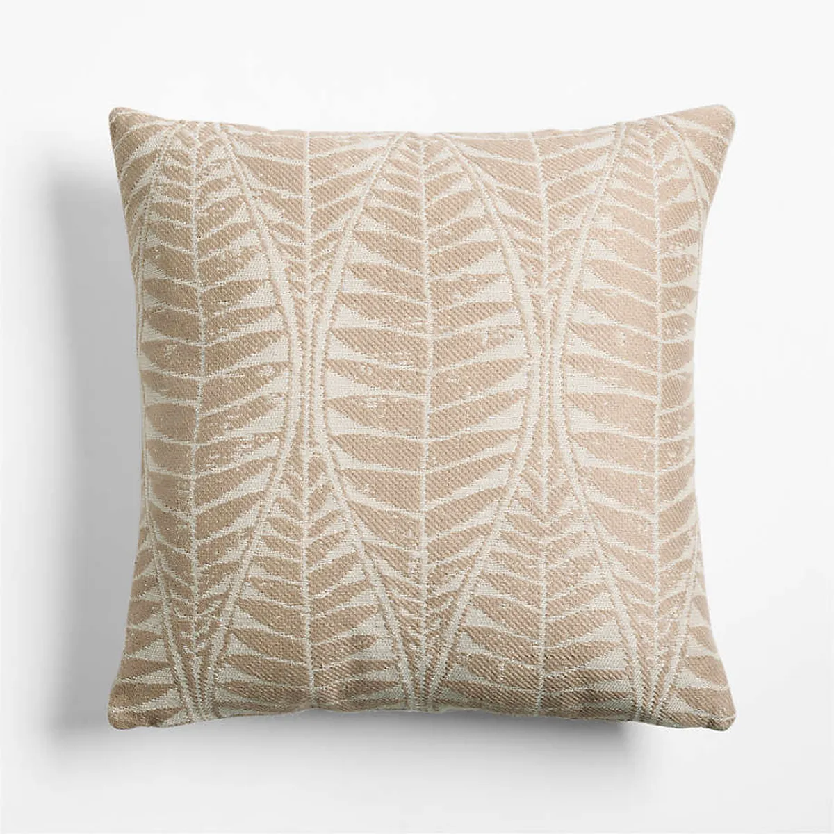 CRATE & BARREL - Cojin MIRRORED PALM 50X50CM 50 x 50 cm