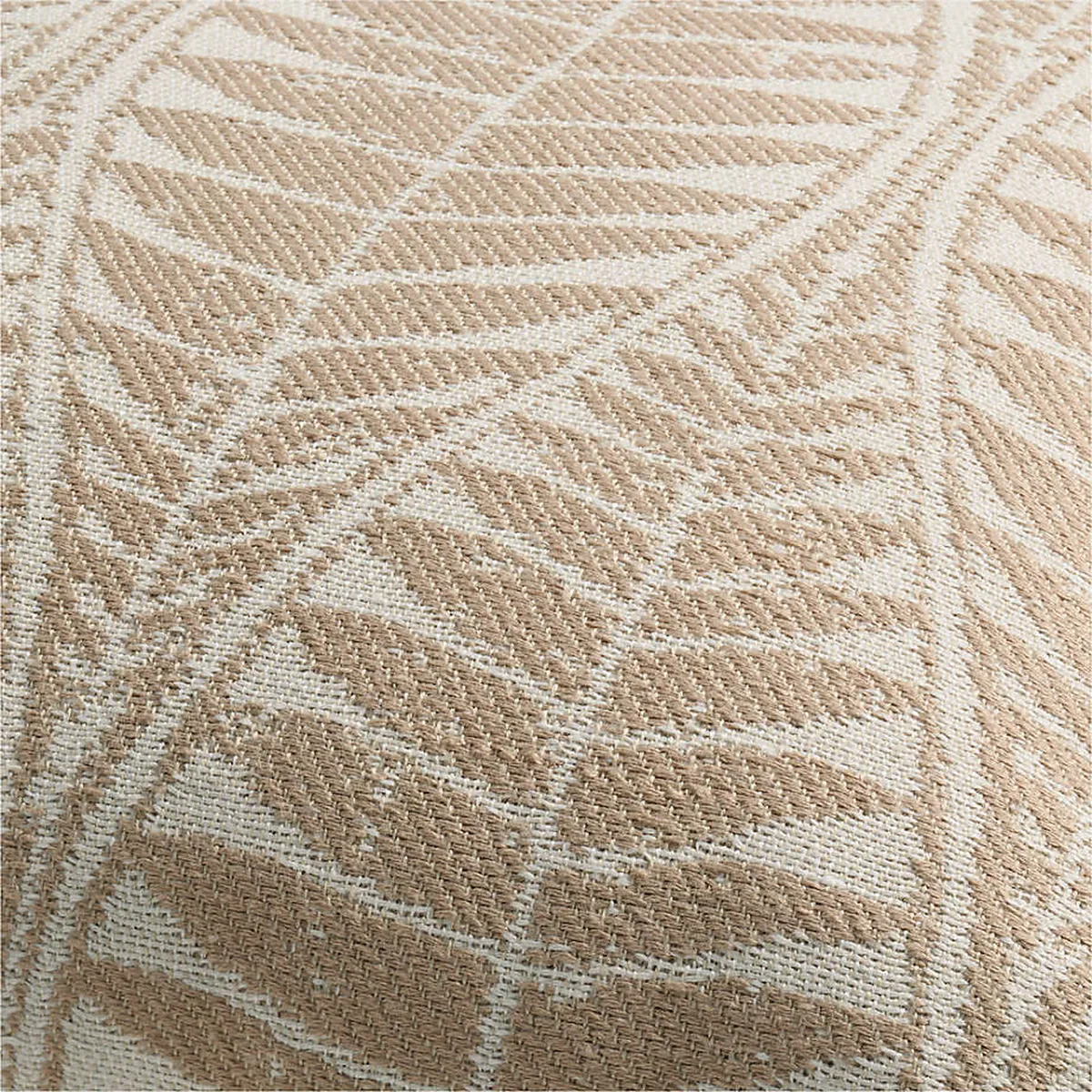 CRATE & BARREL - Cojin MIRRORED PALM 50X50CM 50 x 50 cm