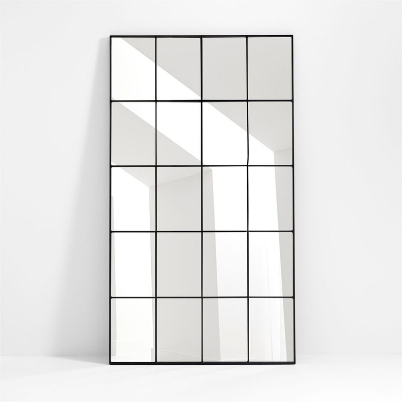 CRATE & BARREL - Espejo de Piso Bridget Rectangular 203 x 114 cm