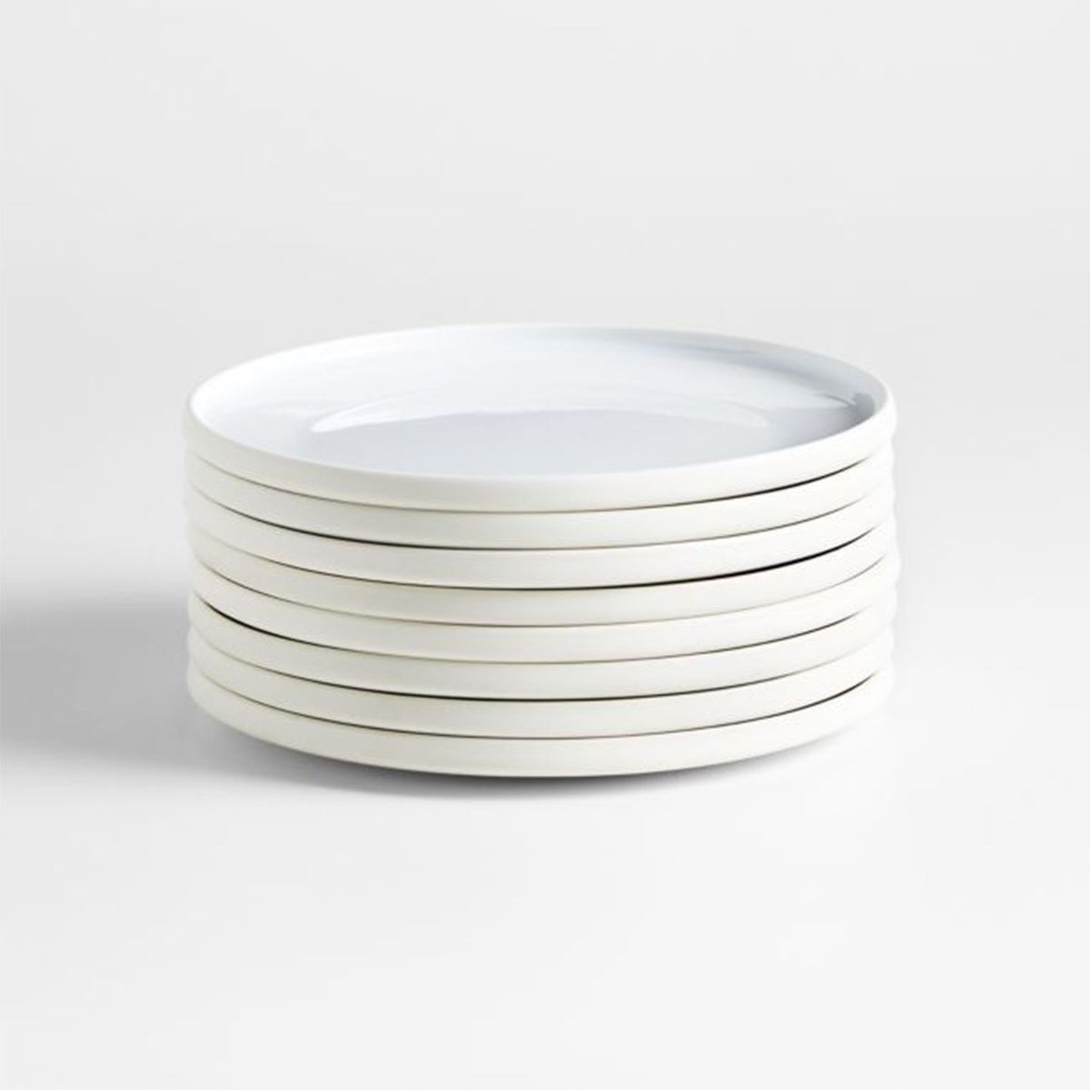 CRATE & BARREL - Plato de ensalada Tour en Porcelana 22 cm x 2 cm