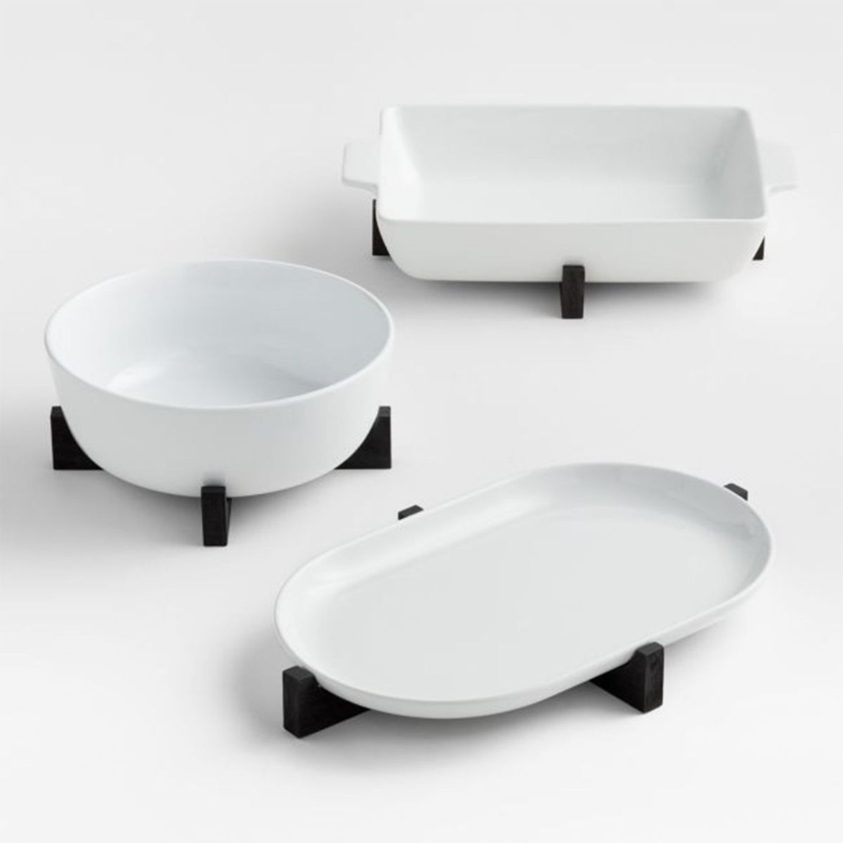 CRATE & BARREL - Bandeja Oven to Table Cerámica 28 x 44 cm